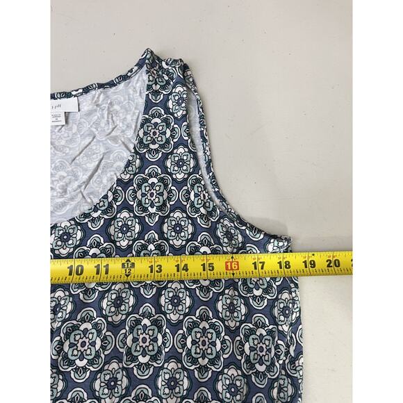 Boho Garden Resort Artsy Eclectic Dress 1X Plus Medallion Print Flowy Maximalist - Picture 12 of 14